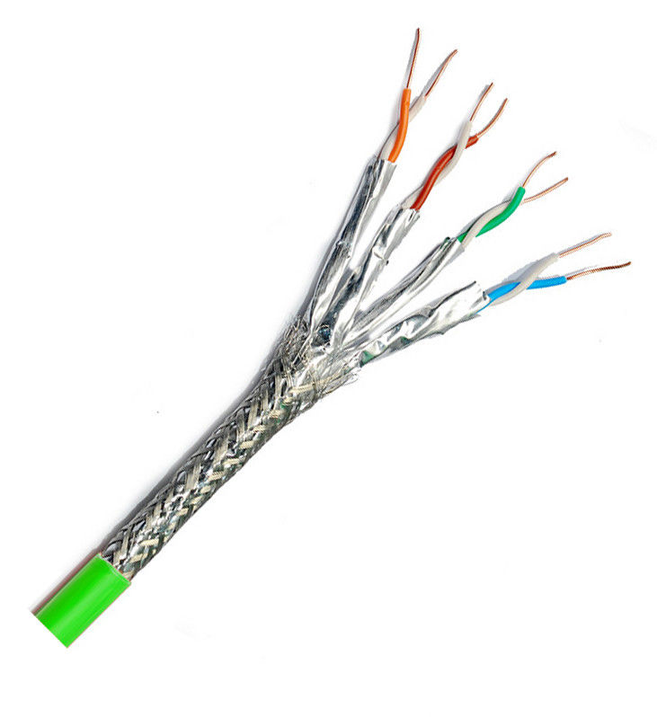 Câble LAN Ethernet intérieur extérieur 24Awg SFTP Cat 8 100m 305m 500m