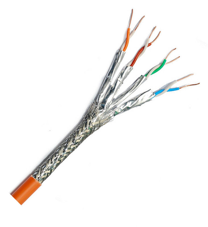 Câble LAN Ethernet intérieur extérieur 24Awg SFTP Cat 8 100m 305m 500m