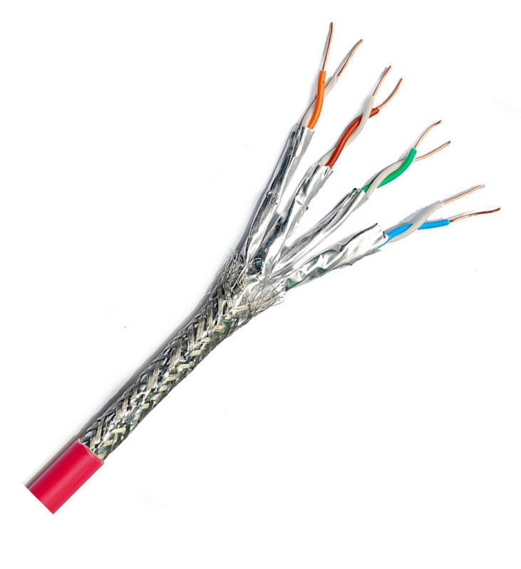 Câble LAN Ethernet intérieur extérieur 24Awg SFTP Cat 8 100m 305m 500m