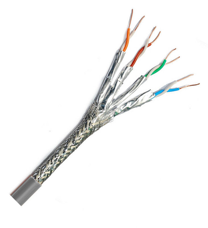 Câble LAN Ethernet intérieur extérieur 24Awg SFTP Cat 8 100m 305m 500m