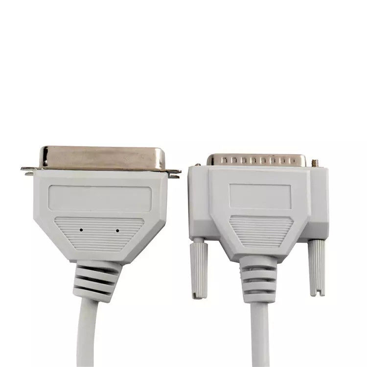 Mâle de cuivre pur de PVC VGA au mâle femelle du câble 36P d'imprimante au DB 25P
