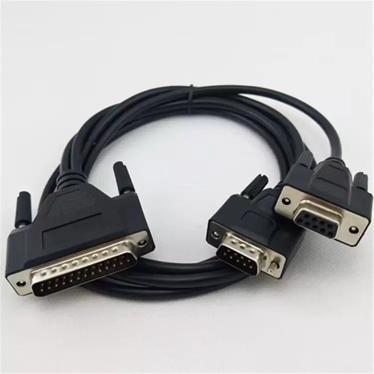 DB9M à DB25M câble d'imprimante d'ordinateur DB25 mâle à DB9 câble d'extension femelle ODM OEM
