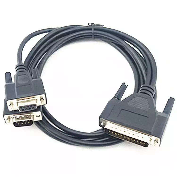 DB9M à DB25M câble d'imprimante d'ordinateur DB25 mâle à DB9 câble d'extension femelle ODM OEM