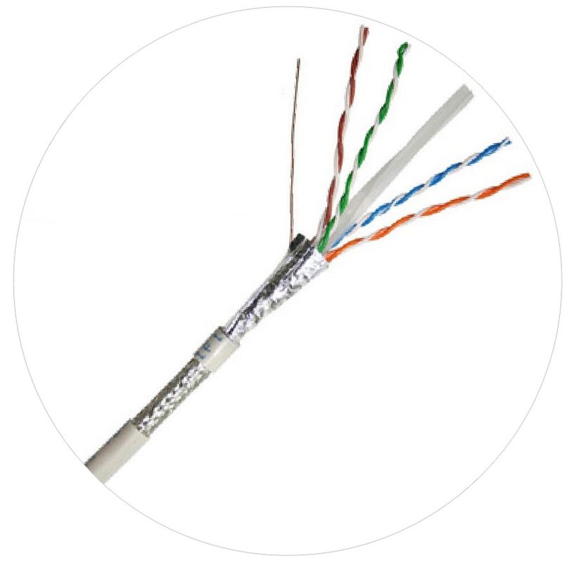 Cordons de brassage réseau 0,57 mm Câble torsadé 4 paires Cat 6 250 Mhz 1000 ft 24 awg