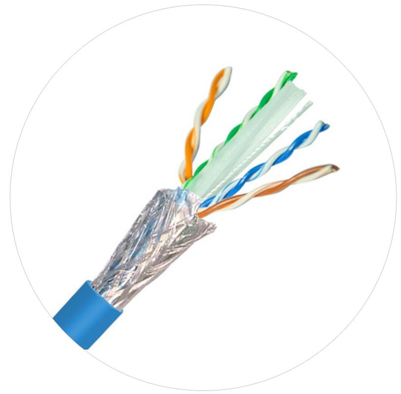 Cordons de brassage réseau 0,57 mm Câble torsadé 4 paires Cat 6 250 Mhz 1000 ft 24 awg
