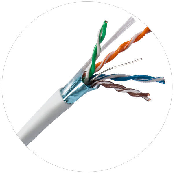 100MHz FTP UTP réseau patch cordons 4pr 24awg Cat5e LDPE LSZH LSOH veste