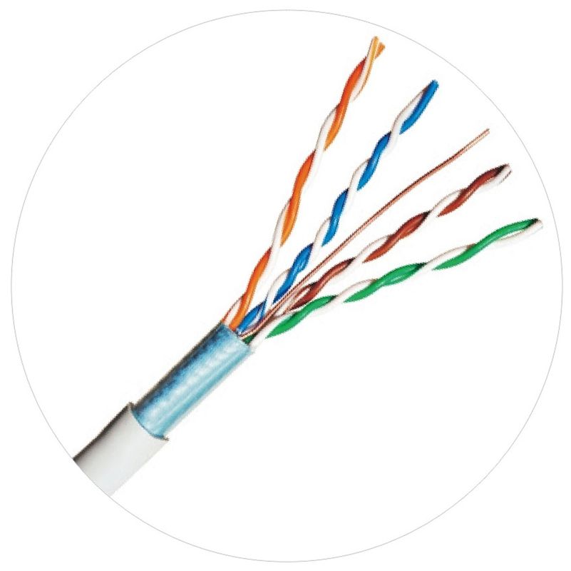 Câble de raccordement réseau Cat5e 305 m Câble Veste en PVC Veste LSZH
