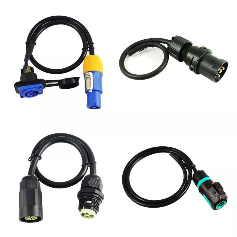 M8 M12 3 Broches 3 Core Robot Faisceau De Câblage Mâle Femelle Connecteur Câble IP65