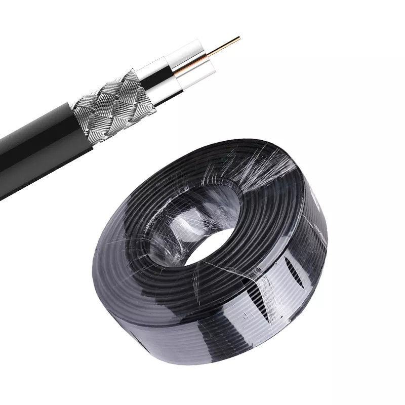 75 ohms câble coaxial de la veste Rg6 de la veste LSZH de 100 ohms pour l'isolation de l'Internet XLPE