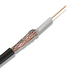 Câblage cuivre isolé par FRPVC de câble coaxial à haute tension de tressage de C.-B.
