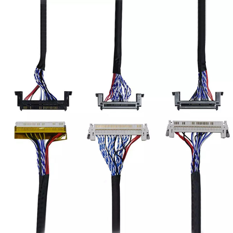 Pin 30 du câble LVDS du lancement 0.4mm de l'ODM ROHS d'OEM 40 Pin 50