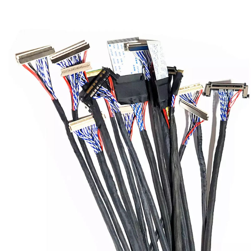Pin 30 du câble LVDS du lancement 0.4mm de l'ODM ROHS d'OEM 40 Pin 50