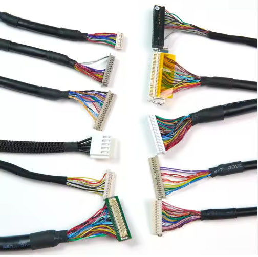 DF13-30DS-1.25C à DF14-20S-1.25C Assemblage de câble Lvds personnalisé pour le panneau LCD 20pin 30pin 40pin 50pin 60pin