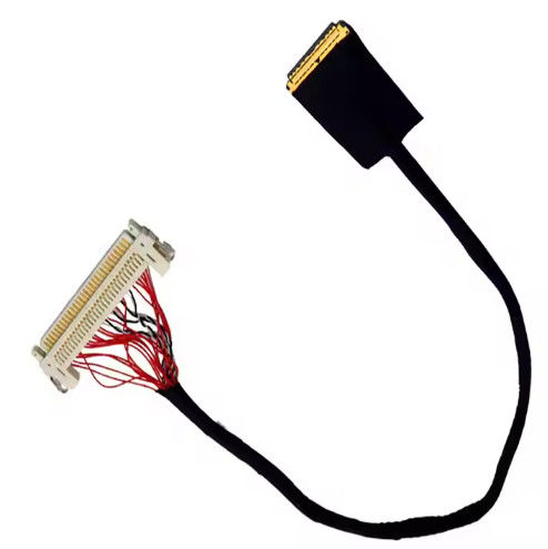 HRS DF13-30DS-1.25C à DF14-20S-1.25C 20 broches 30 broches 40 broches 50 broches 60 broches Assemblage de câble Lvds personnalisé pour panneau LCD