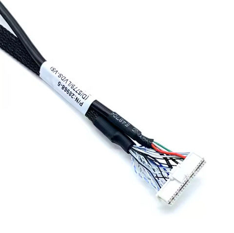 LVDs personnalisés câble LCD connecteur électronique pour l'application électronique du panneau d'affichage