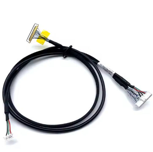 LVDs personnalisés câble LCD connecteur électronique pour l'application électronique du panneau d'affichage