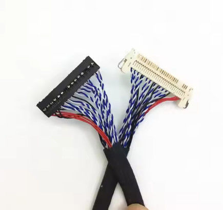 Test à 100% 1,25 mm 2,0 mm Pitch 20 30 40 connecteur à broches LVDS câble écran LCD