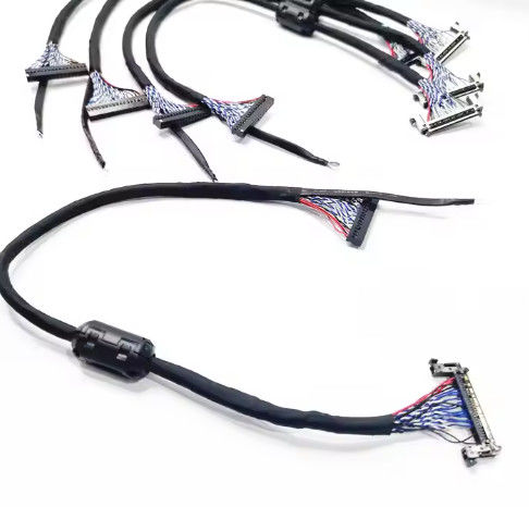 JAE câble LVDS supportant PET 100% test câble LCD pour téléviseur 32 pouces