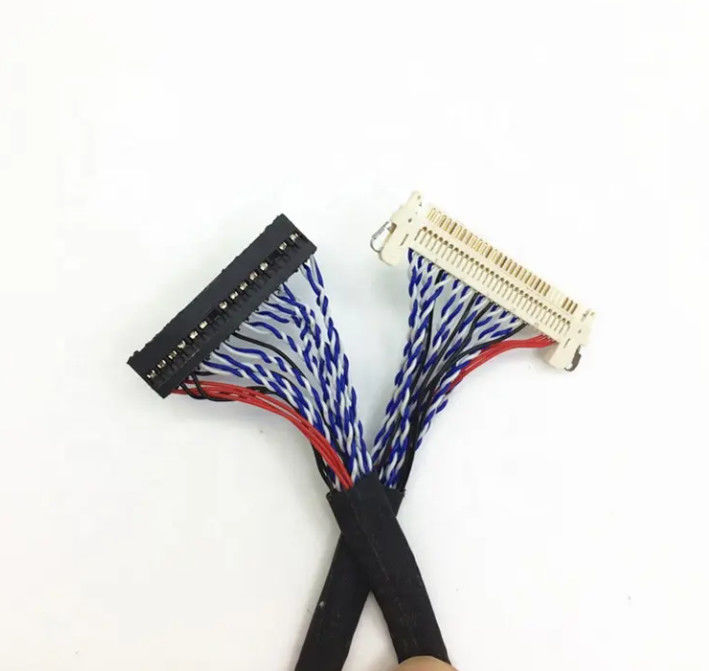 1.25mm 2.0mm Pitch 20 30 40 Pin Connecteur LVDS câble écran LCD