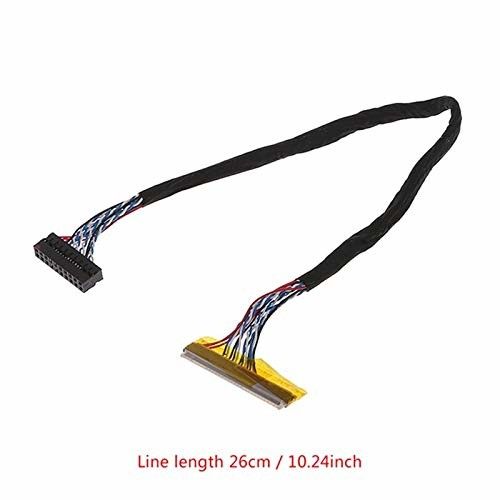 Le câble LVDS noir AWG26-28 émetteur 105C Température nominale pour les performances