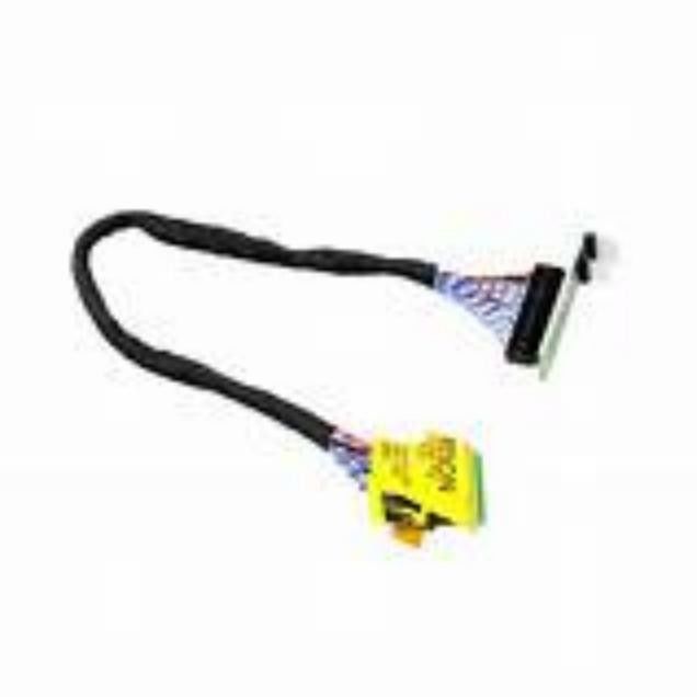 Cable série à affichage à basse tension LVDS avec connecteur noir