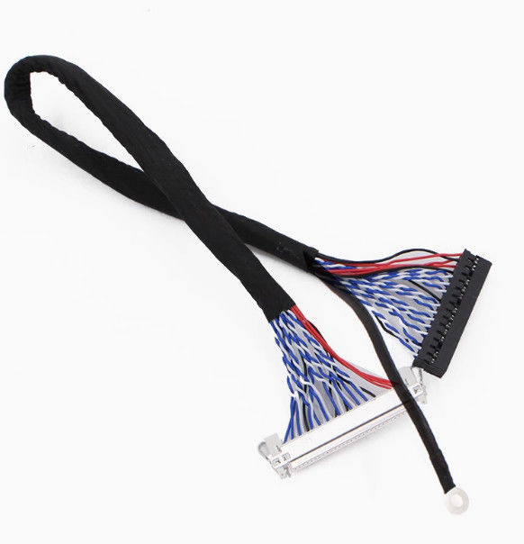 Lvds 40 câble à broches blindé harnais basse tension pour les applications de transmission de données et d'affichage