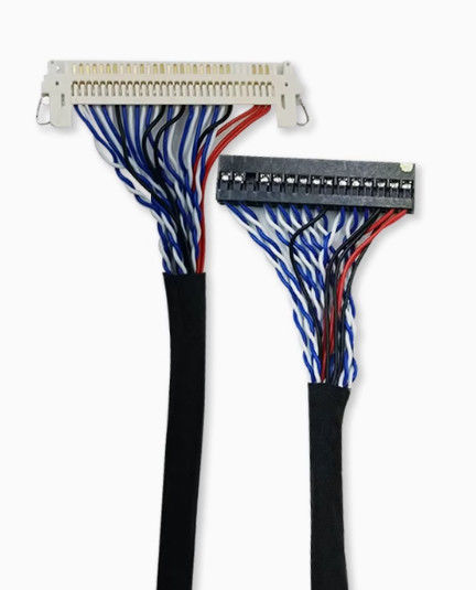 Lvds 40 câble à broches blindé harnais basse tension pour les applications de transmission de données et d'affichage