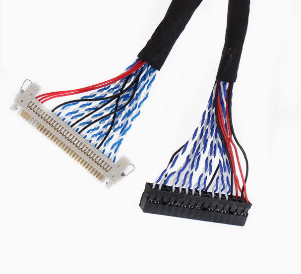 Lvds 40 câble à broches blindé harnais basse tension pour les applications de transmission de données et d'affichage