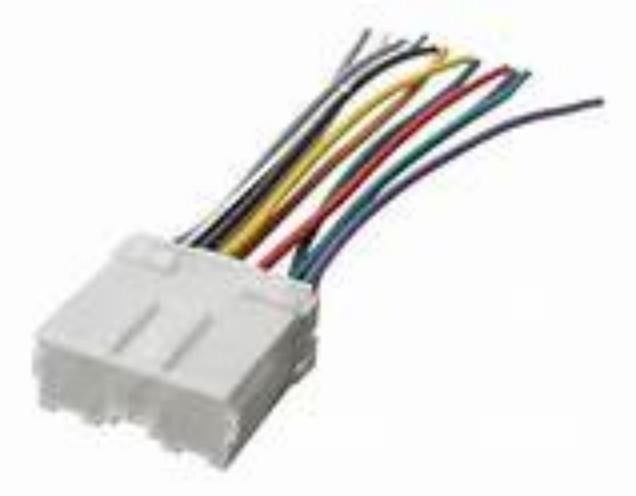 2 câble de base harnais de fil électrique en noir avec ignifuge