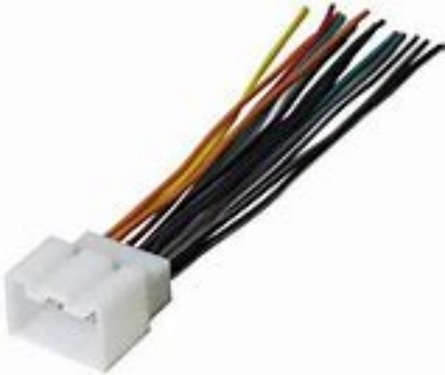 2 câble de base harnais de fil électrique en noir avec ignifuge