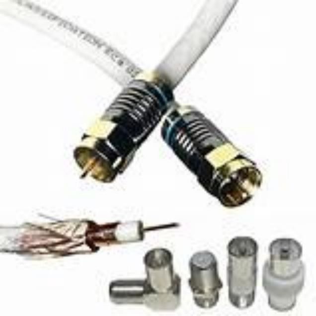 Cable coaxial de transmission haute tension avec matériel en PVC 50 Ohms Impédance longueur 100 mètres