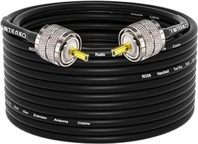 Cable coaxial haute tension 40KV Matériau isolant en polyéthylène 50 Ohms Impédance pour les performances