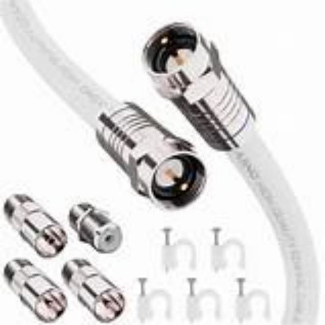 Cable coaxial haute tension 40KV avec bouclier en cuivre nu et veste LSZH