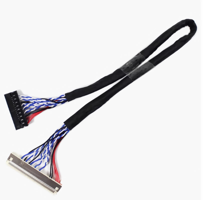 Transmission de signal précise garantie câble LVDS certifié UL avec une longueur de câble de 1 à 5 m et un gilet en PVC ignifuge