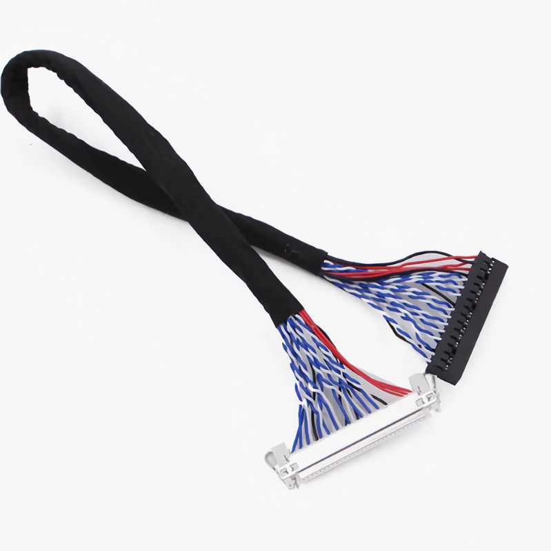Transmission de signal précise garantie câble LVDS certifié UL avec une longueur de câble de 1 à 5 m et un gilet en PVC ignifuge