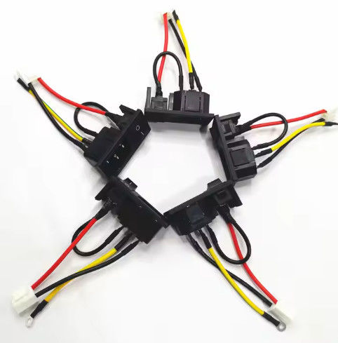 Réglage du fil électrique ignifuge 2pin-16pin UL 1007 22awg Couleur fil noir