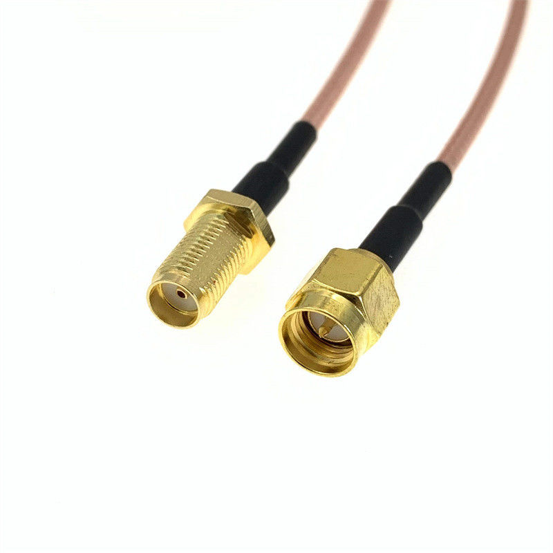 Certifié UL/CCC 1m/5m câble coaxiale flexible connecteurs BNC audio intérieur/extérieur communication PVC jaquette conducteur de cuivre pur