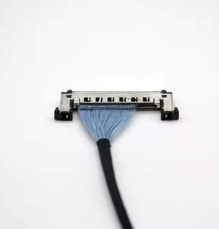 Faisceau de câblage personnalisé de couleurs de fil 20awg pour véhicules durables AS14*0.16*1.25*2C SP OD4.0 PVC noir