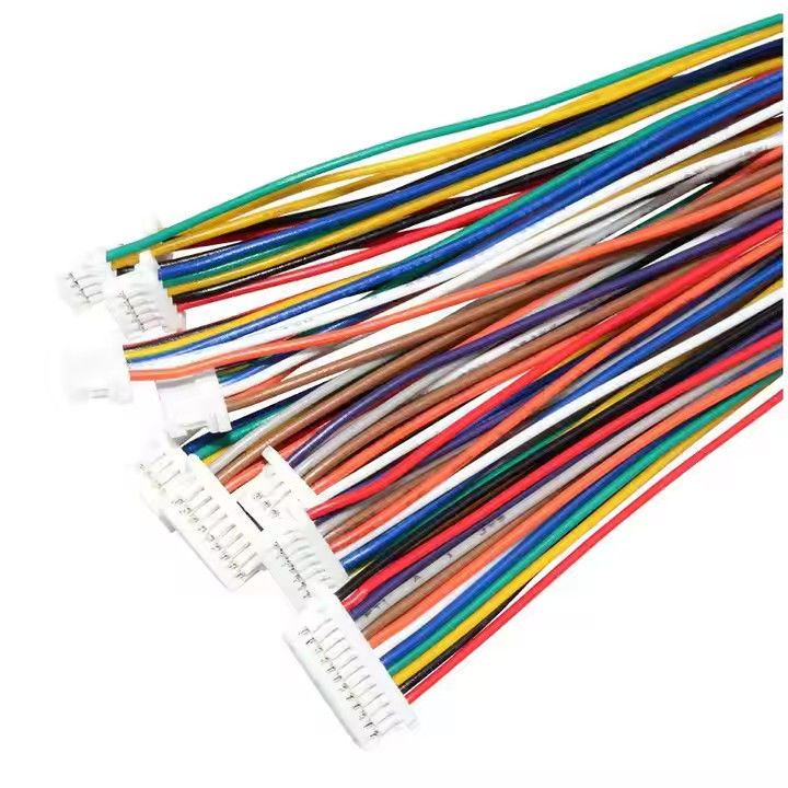Faisceau de câblage personnalisé de couleurs de fil 20awg pour véhicules durables AS14*0.16*1.25*2C SP OD4.0 PVC noir