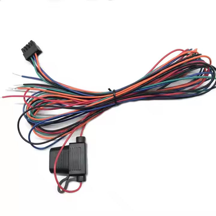 Faisceau de câbles personnalisé pour véhicules durables avec type de câbles UL 1007 22awg et couleurs de fils 20awg