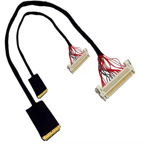 UL VW-1 Nommée 300V 30 connecteur à broches LVDS câble avec AWG26-28 conducteur de cuivre et indication de l'inflammabilité