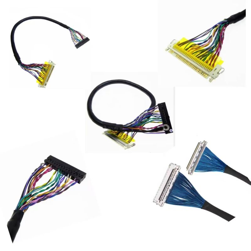 Lvds Harness 30 Pin Connector Cable Assemblage de câble flexible Assemblage de câble Fabrication