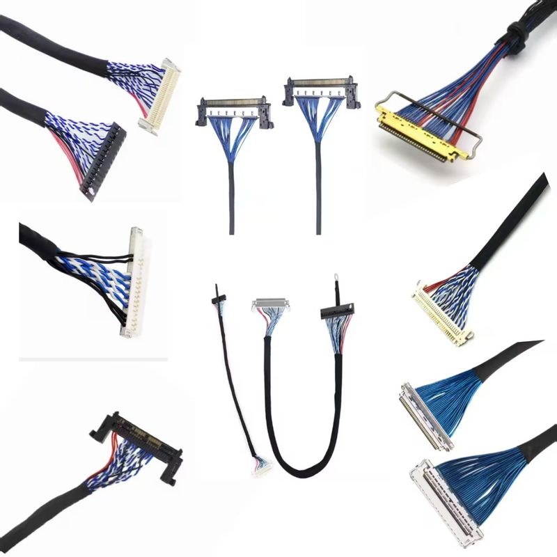 Assemblage de câble LVDS à température de 105 °C Parfait pour vos besoins