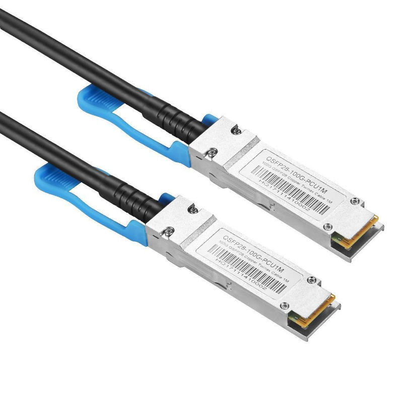Assemblage de câble DAC 200G QSFP-DD à haute performance câble de cuivre personnalisé pour la connectivité HPC et serveur cloud