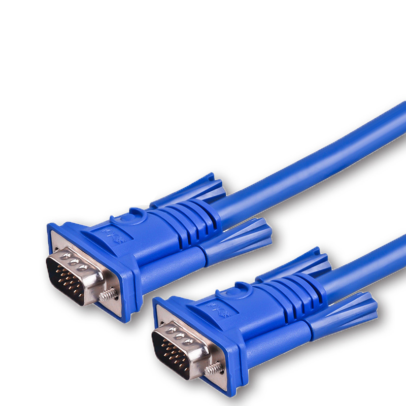 Assemblage de câble VGA HD personnalisé et durable pour une connexion stable entre l'hôte PC, le moniteur et le projecteur par les fabricants de faisceaux de câbles