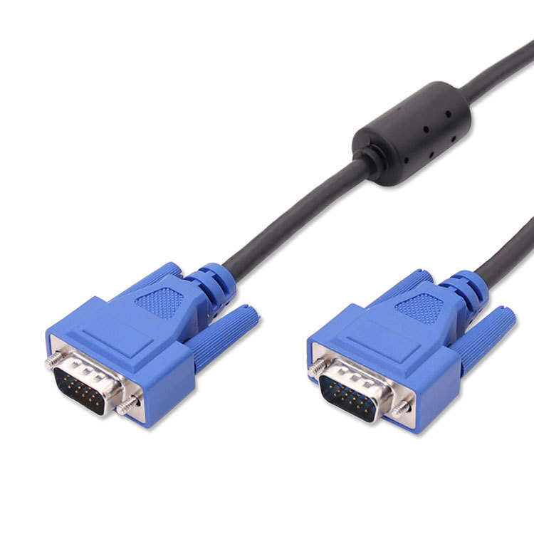 Les fabricants de faisceaux de câbles fournissent un assemblage de câbles VGA HD personnalisé pour la connexion d'ordinateurs de bureau, d'écrans et de projecteurs.