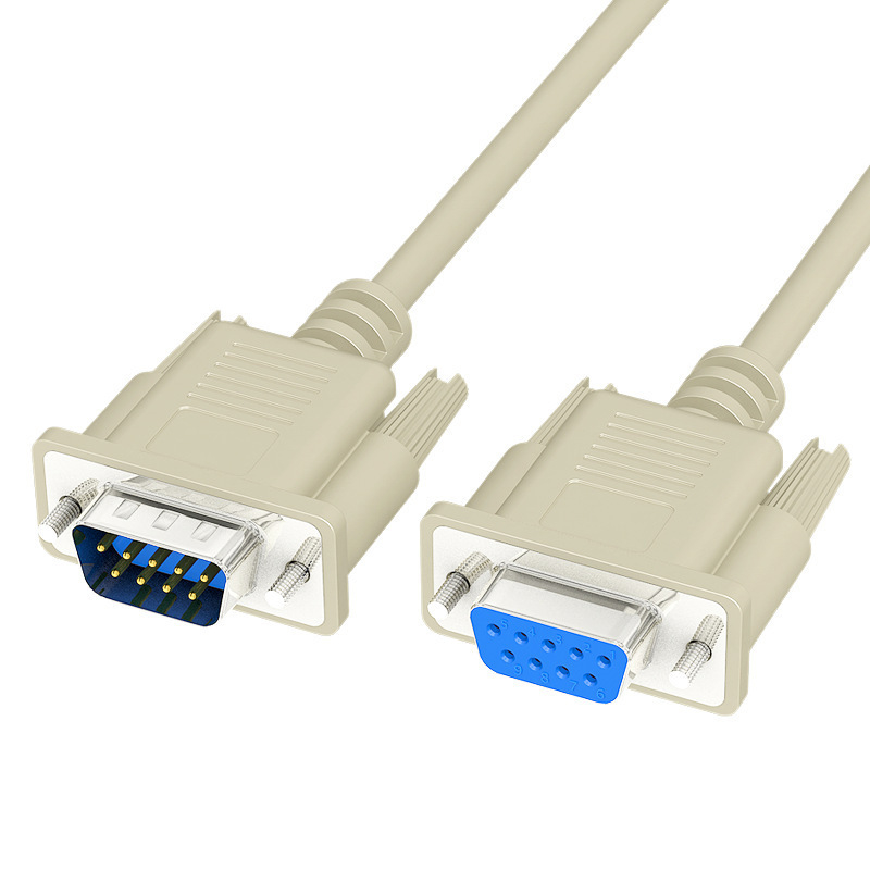 Cable personnalisé DB9 RS232 Homme à Homme et Femme Assemblage de câble de connexion en série croisé Conçu pour une utilisation fiable dans les équipements industriels