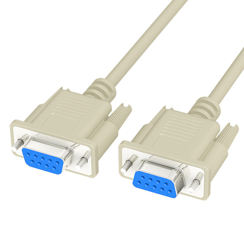 Cable personnalisé DB9 RS232 Homme à Homme et Femme Assemblage de câble de connexion en série croisé Conçu pour une utilisation fiable dans les équipements industriels