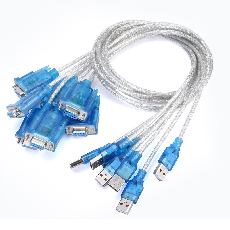 Adaptateur CH340 USB à RS232 DB9 de qualité industrielle assurant une connexion fiable au port COM Conçu avec une expertise en câbles personnalisés
