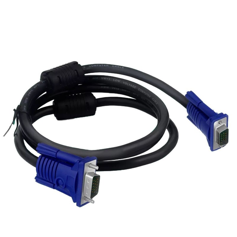Cable Assembly High Speed 15pin 1.5m 3+5 VGA Monitor Cable Male To Male OEM Computer Cable VGA Cable Wire Harness Manufacturers